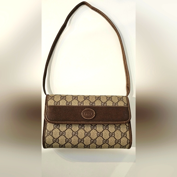 Authentic Gucci GG Supreme Shoulder Bag Small - Picture 1 of 14
